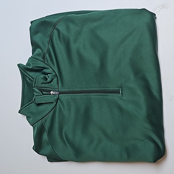 NWOT SPORT TEK Mens Fleece 1/4 Zip Pullover Sz XLT Dark Green - Picture 12 of 12